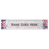 Stars & Stripes Forever Naambordje (Voorkant)