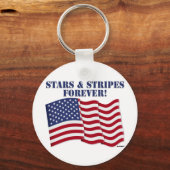 STARS & STRIPES FOREVER! SLEUTELHANGER (Voorkant)