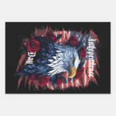 Stars & Stripes Freedom Forever Eagle American Inpakpapier Vel (Voorkant 3)