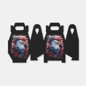 Stars & Stripes Freedom Rozen Eagle Amerikaanse vl Bedankdoosjes (Uitgevouwen)