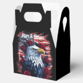 Stars & Stripes Freedom Rozen Eagle Amerikaanse vl Bedankdoosjes (Geopend)