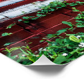 Stars & Stripes Graffiti Vlag Perfect Poster (Hoek)