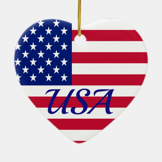 STARS & STRIPES KERAMISCH ORNAMENT (Achterkant)