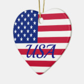 STARS & STRIPES KERAMISCH ORNAMENT (Links)