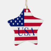 STARS & STRIPES KERAMISCH ORNAMENT (Rechts)