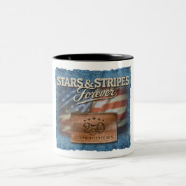 Stars & Stripes - koffiemok Tweekleurige Koffiemok