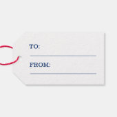 Stars Stripes Patriotic Veteran Service Hartelijk  Cadeaulabel (Achterkant Horizontaal)