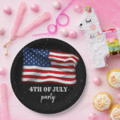 Stars Stripes Patriottic American Flag 4 juli Papieren Bordje (Feest)