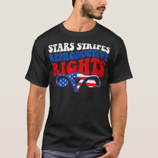 Stars Stripes Reproductive Rights American Flag 4t T-shirt
