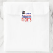 Stars Stripes Reproductive Rights Ronde Sticker (Tas)