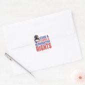 Stars Stripes Reproductive Rights Ronde Sticker (Envelop)
