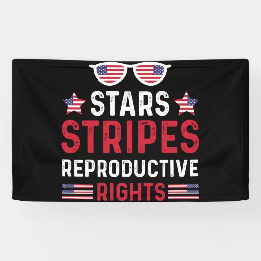 Stars Stripes Reproductive Rights Spandoek (Horizontaal)