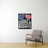 Stars Stripes Reproductive Rights Wandkleed (In situ)