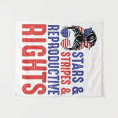 Stars Stripes Reproductive Rights Wandkleed (Voorkant (horizontaal))
