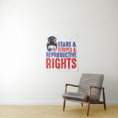 Stars Stripes Reproductive Rights Wandkleed (In situ)