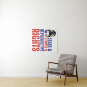 Stars Stripes Reproductive Rights Wandkleed (In Situ (horizontaal))
