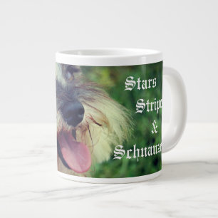 Stars Stripes & Schnauzers Patriotic Grote Koffiekop