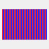 Stars & Stripes Set van 3 Inpakpapier Vel (Voorkant 3)