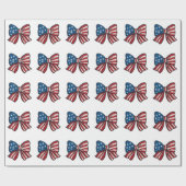 🎁 Stars, Stripes & Surprises! 🇺🇸✨ Cadeaupapier (Vlak)