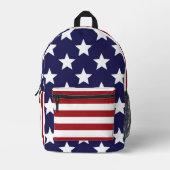 Stars Stripes uit de VS Bedrukte Rugzak (Voorkant)