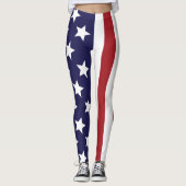 Stars Stripes USA Leggings (Voorkant)