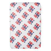 Stars & Stripes USA Patriottisch Ontwerp Badmat (Voorkant Verticaal)