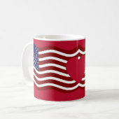 Stars & Stripes USA Vlag Mok – Combo Drinkware (Voorkant links)