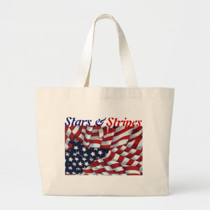STARS & STRIPES, VAN SHARON SHARPE GROTE TOTE BAG