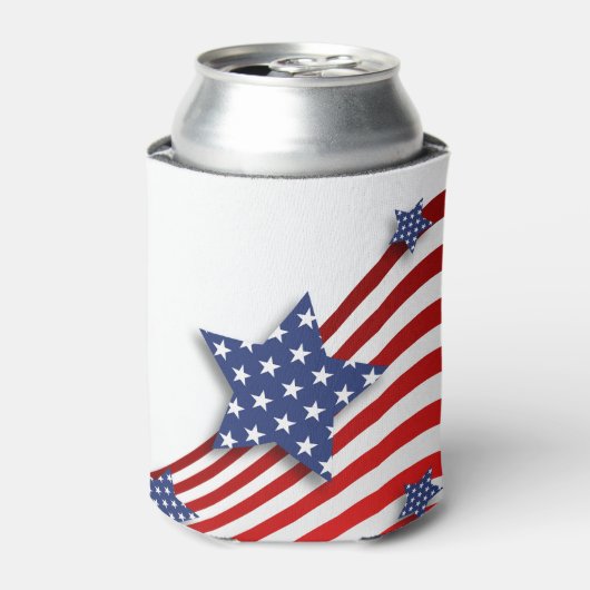 Stars & Stripes Verenigde Staten Blikjeskoeler (Blikje Voorkant)