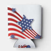 Stars & Stripes Verenigde Staten Blikjeskoeler (Achterkant)