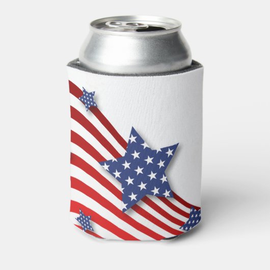 Stars & Stripes Verenigde Staten Blikjeskoeler (Blikje Achterkant)
