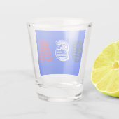 Stars + Stripes VS Shot Glas (Achterkant)