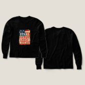 Stars, Stripes & Women’s Rights Distressed Flag (Voorkant /achterkant)