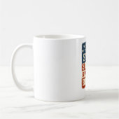 Stars, Stripes & Women’s Rights Distressed Flag Koffiemok (Links)