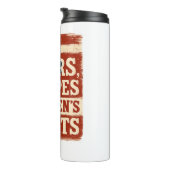 Stars, Stripes & Women’s Rights Distressed Flag Thermosbeker (Geroteerd rechts)