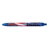 "Stars & Stripes" Zwarte Inkt Pen (Voorkant)