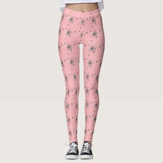 Stars-Swirls - Leggings (Voorkant)