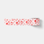 Stars Tattoos rood + jouw ideeën Satijnen Lint (Voorkant)