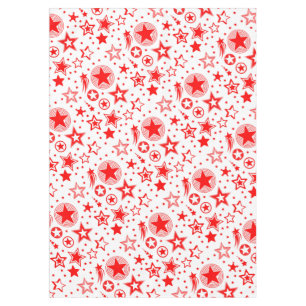 Stars Tattoos rood + jouw ideeën Tafelkleed