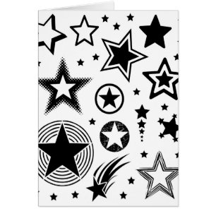 Stars Tattoos zwart + jouw ideeën