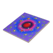 Stars Tile Tegeltje (Zijkant)