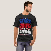 Stars Trips & Vrijheid T-shirt (Voorkant volledig)