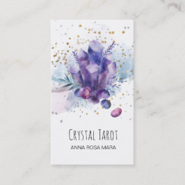 *~* Stars Universe Cosmos CrystalsTarot Psychic Visitekaartje