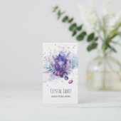 *~* Stars Universe Cosmos CrystalsTarot Psychic Visitekaartje (Staand voorkant)