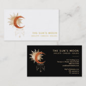 *~* Stars Universe Moon Beams Sun Rays kosmisch Visitekaartje (Voorkant / Achterkant)