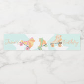 Stars van de graafster van de afgelopen dag waterfles etiket (Enkel label)