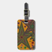 Stars van de Oranje Groene Partij Bagagelabel (Voorkant verticaal)