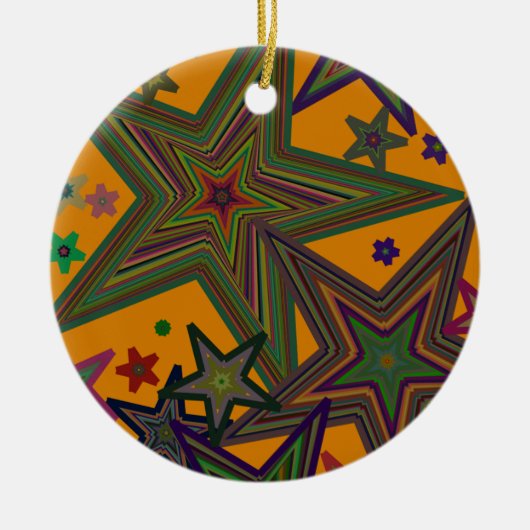 Stars van de Oranje Groene Partij Keramisch Ornament (Voorkant)