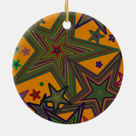 Stars van de Oranje Groene Partij Keramisch Ornament (Achterkant)