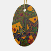 Stars van de Oranje Groene Partij Keramisch Ornament (Links)